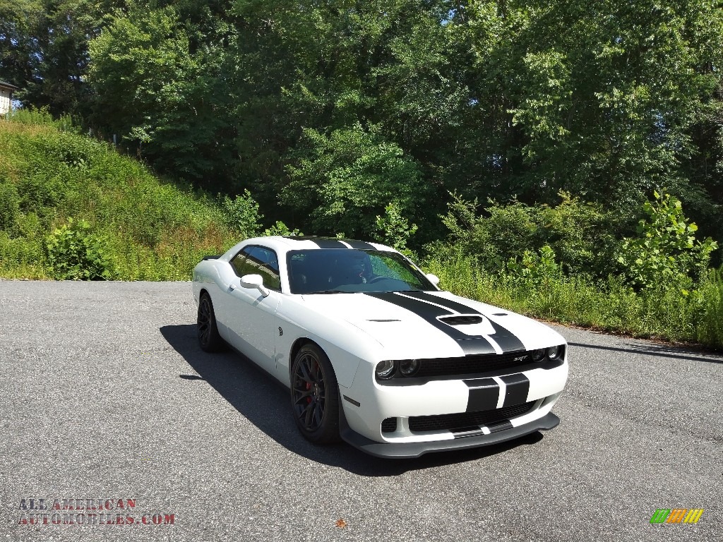 2016 Challenger SRT Hellcat - Ivory White Tri-Coat Pearl / Black photo #4