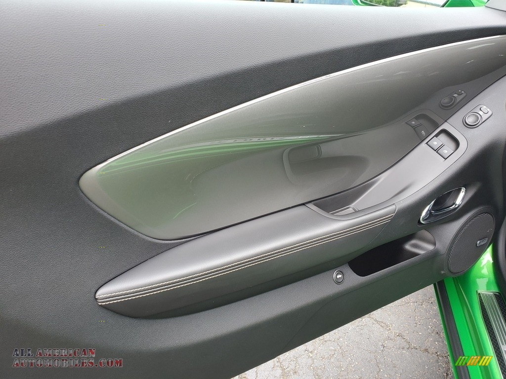 2011 Camaro SS Coupe - Synergy Green Metallic / Black photo #2