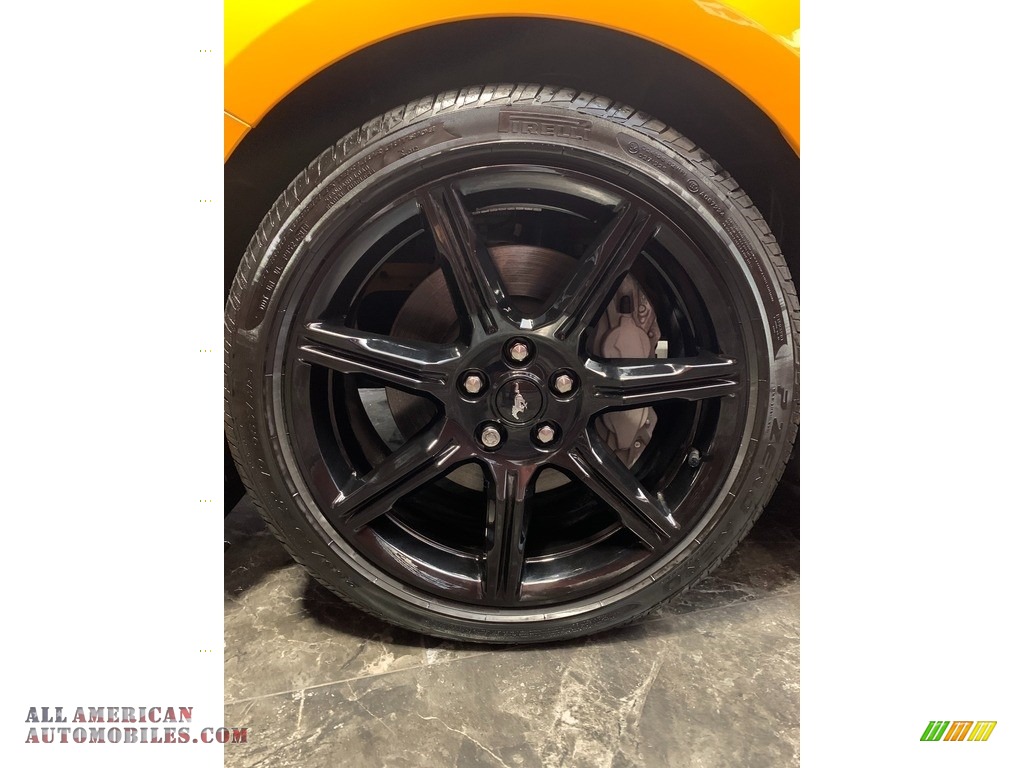 2019 Mustang GT Premium Fastback - Orange Fury / Ebony photo #8