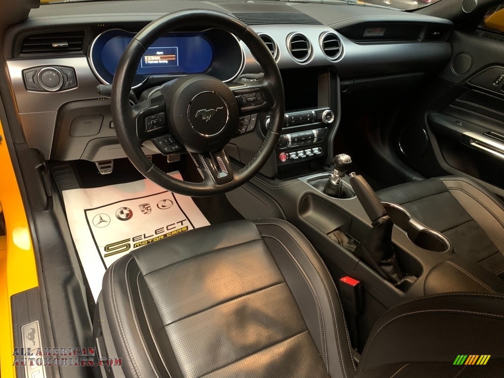 2019 Mustang GT Premium Fastback - Orange Fury / Ebony photo #9