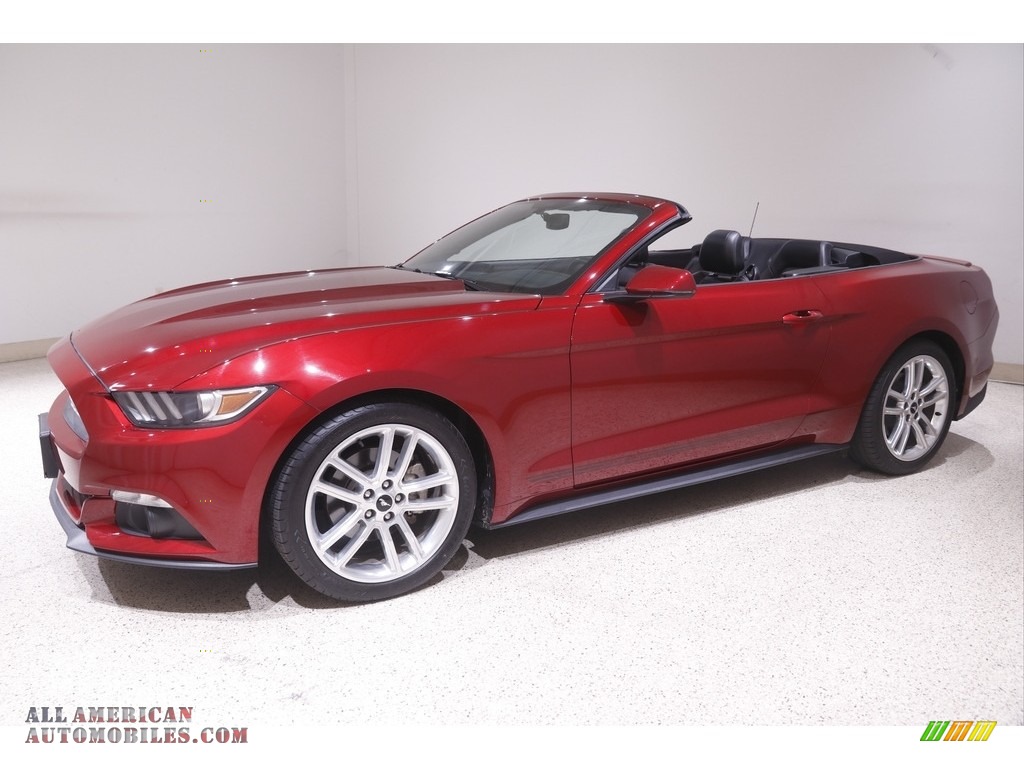 2017 Mustang EcoBoost Premium Convertible - Ruby Red / Ebony photo #4