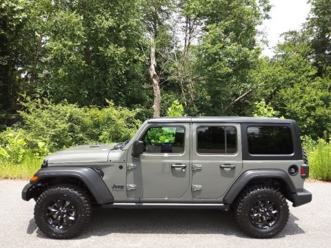 Sting-Gray 2022 Jeep Wrangler Unlimited Willys Sport 4x4