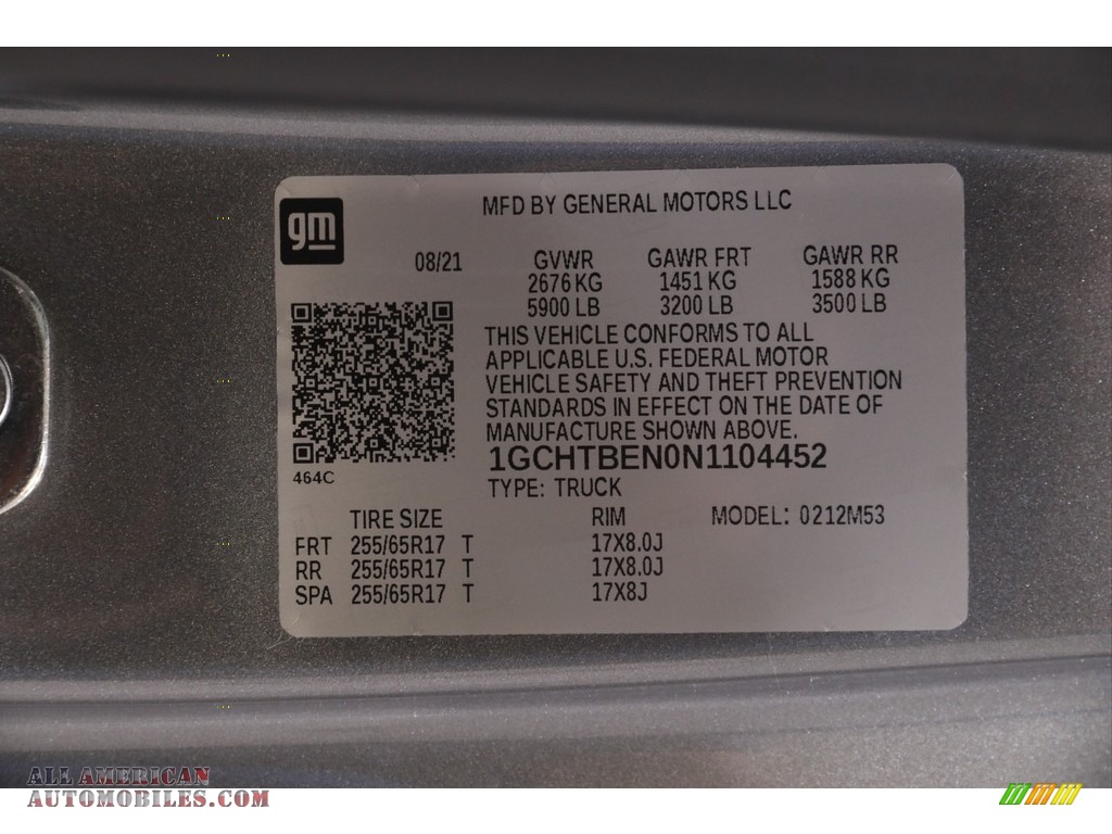 2022 Colorado WT Extended Cab 4x4 - Satin Steel Metallic / Jet Black/­Dark Ash photo #21