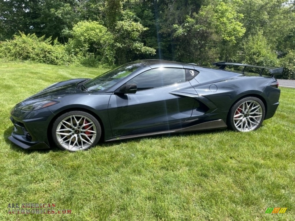 2021 Corvette Stingray Coupe - Shadow Gray Metallic / Jet Black photo #1