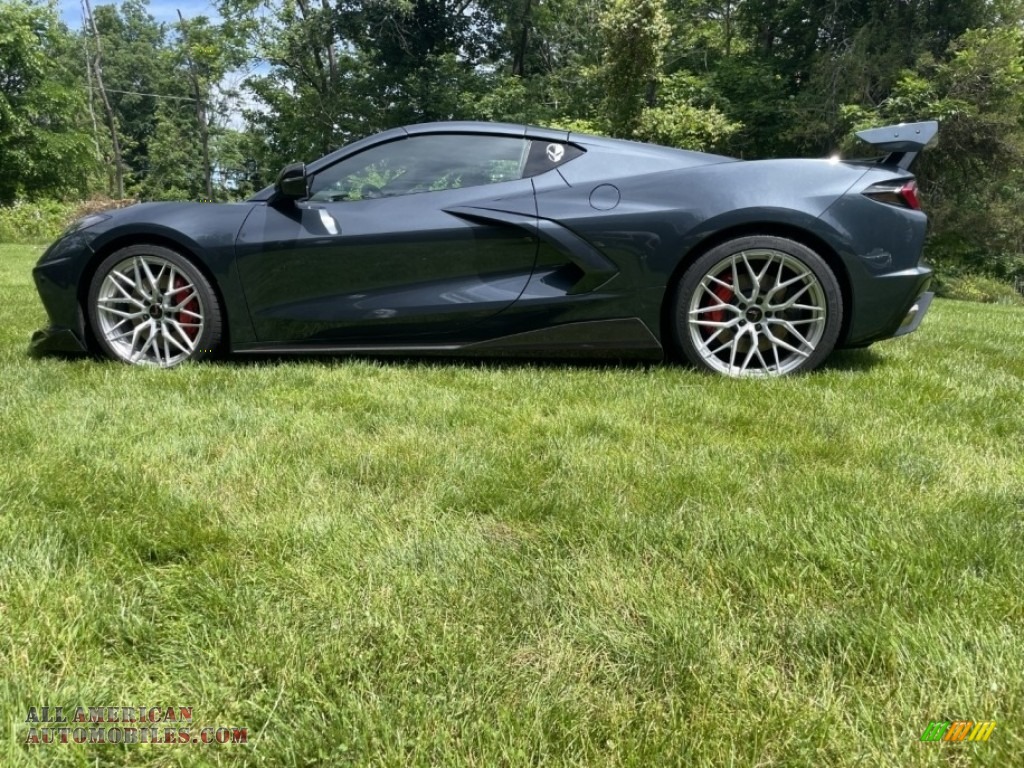 2021 Corvette Stingray Coupe - Shadow Gray Metallic / Jet Black photo #2