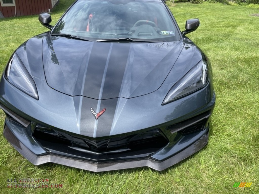 2021 Corvette Stingray Coupe - Shadow Gray Metallic / Jet Black photo #14