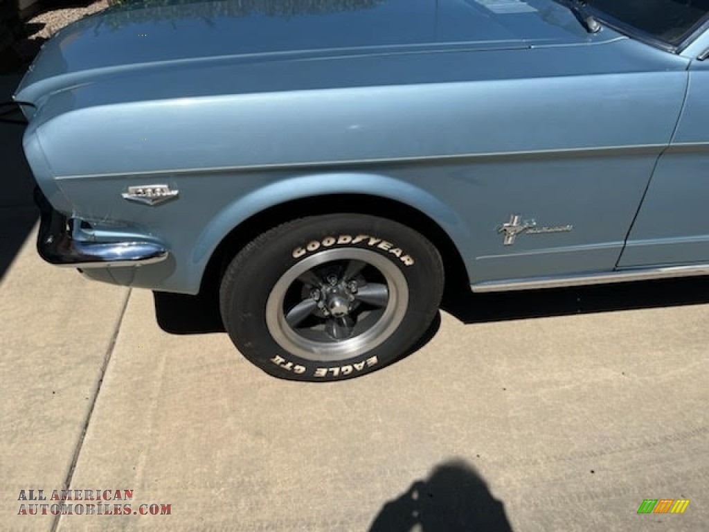 1966 Mustang Coupe - Silver Blue Metallic / Black photo #6