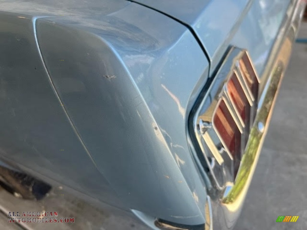 1966 Mustang Coupe - Silver Blue Metallic / Black photo #11