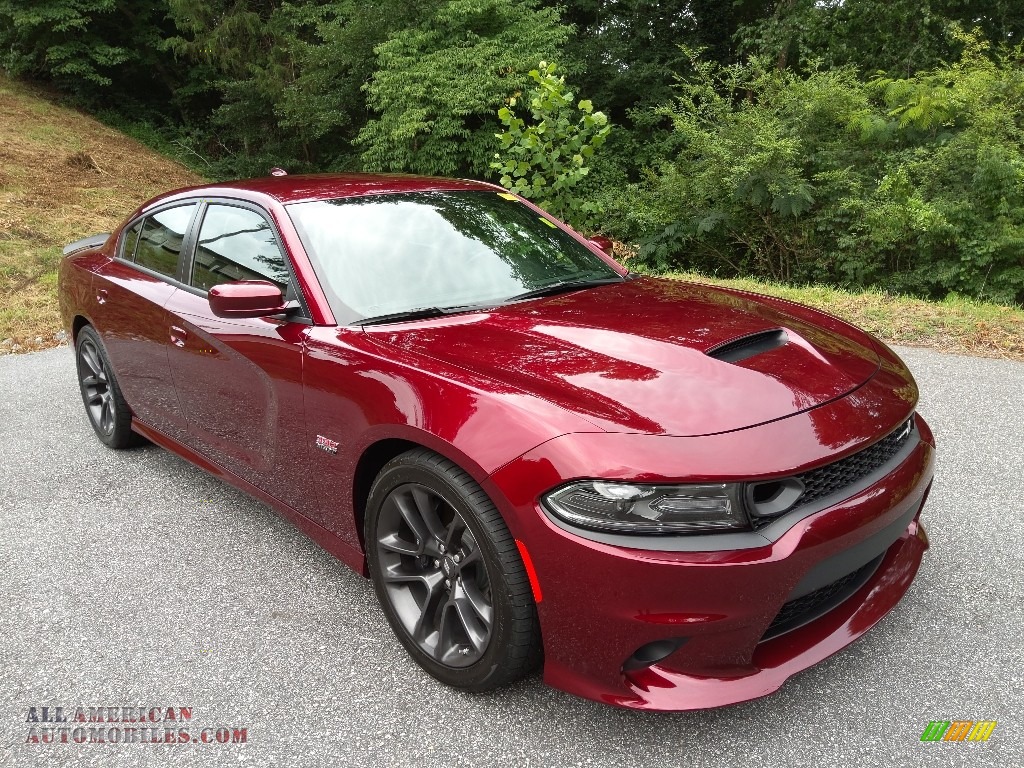 2021 Charger Scat Pack - Octane Red Pearl / Black photo #5