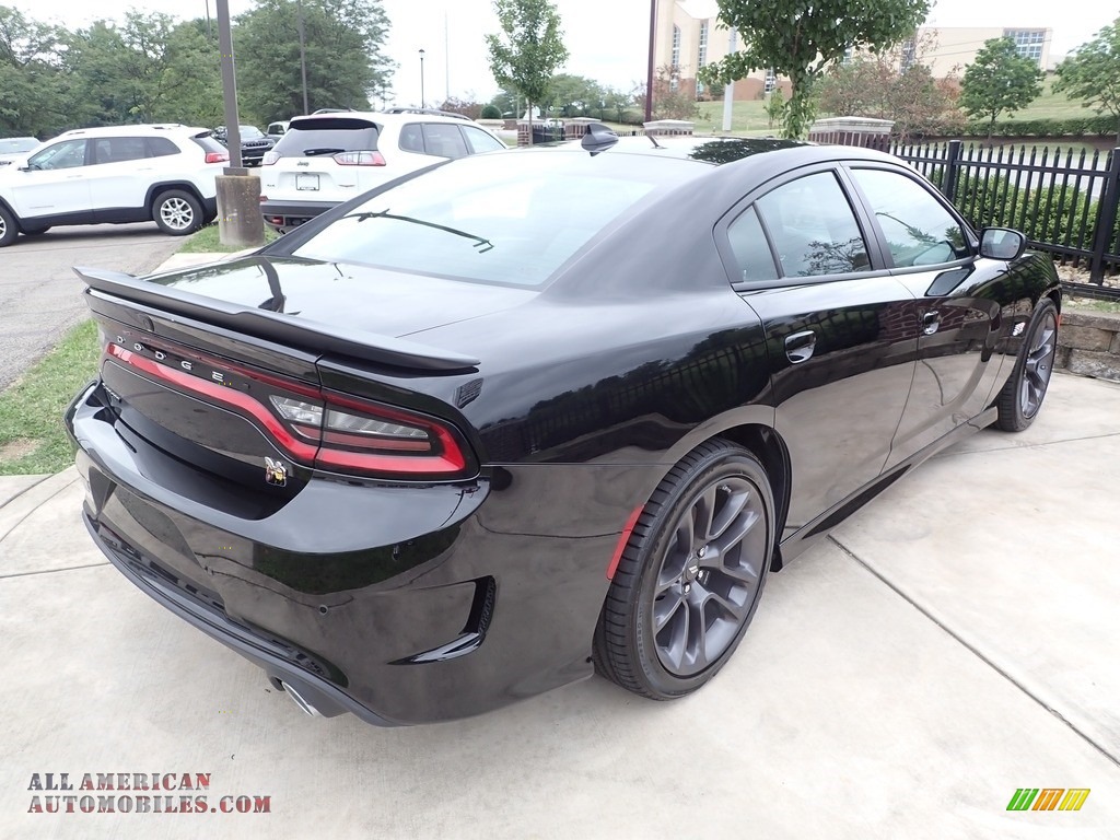 2022 Charger Scat Pack Plus - Pitch Black / Black/Ruby Red photo #5