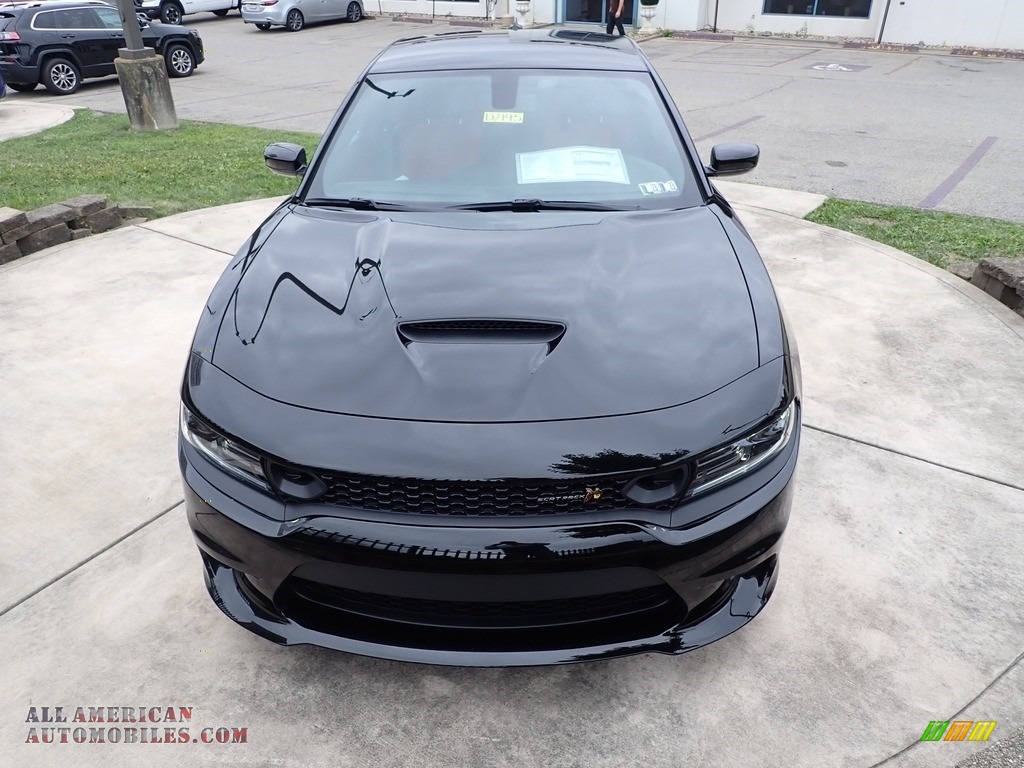 2022 Charger Scat Pack Plus - Pitch Black / Black/Ruby Red photo #8