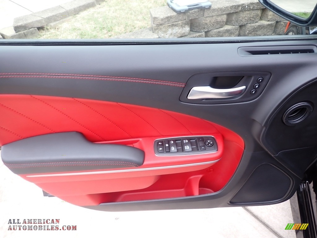 2022 Charger Scat Pack Plus - Pitch Black / Black/Ruby Red photo #15