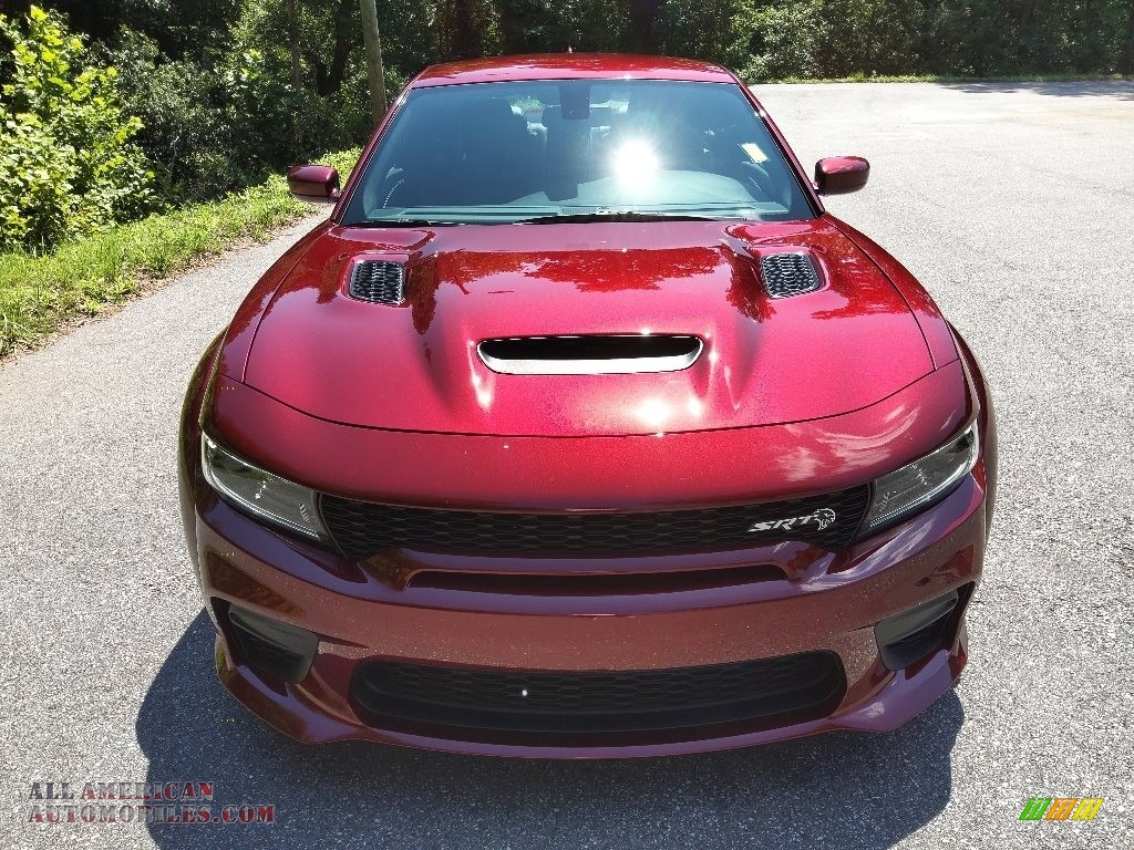 2022 Charger SRT Hellcat Widebody - Octane Red Pearl / Black photo #3