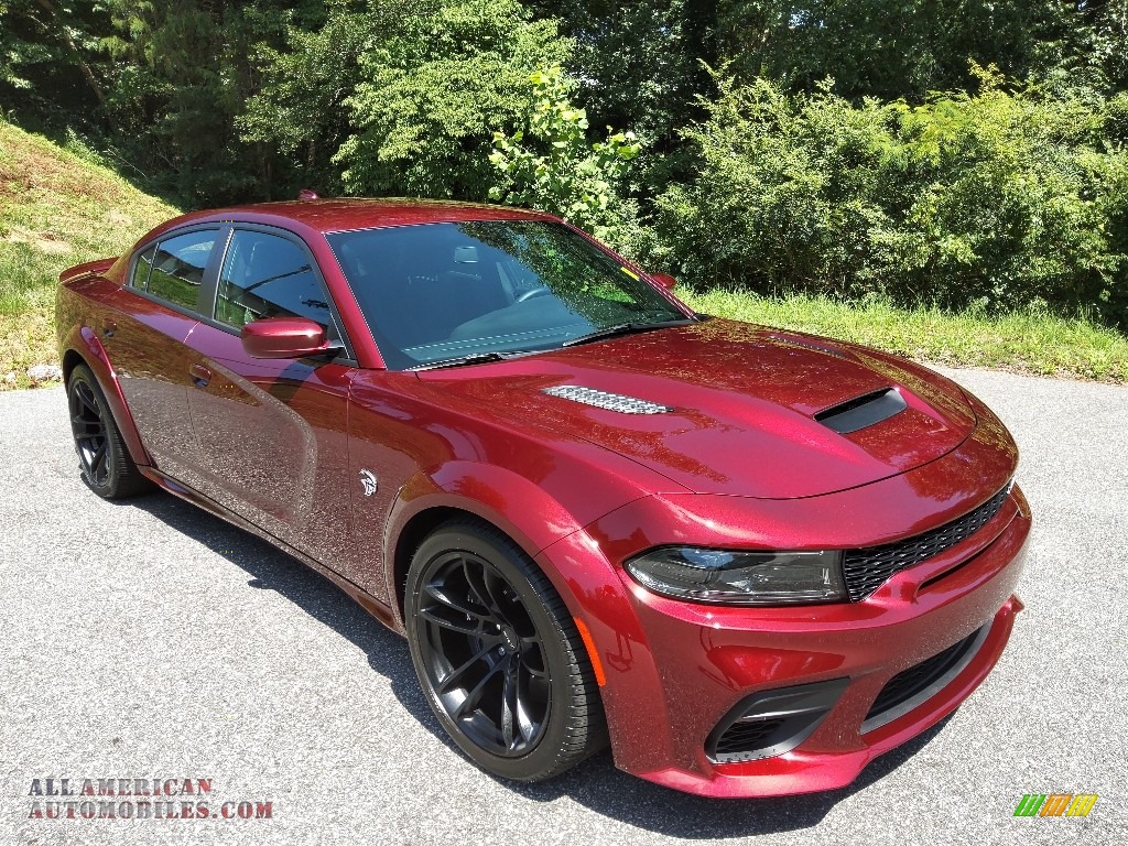 2022 Charger SRT Hellcat Widebody - Octane Red Pearl / Black photo #4