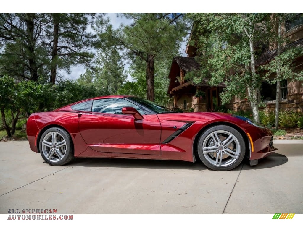 Long Beach Red Metallic Tintcoat / Kalahari Chevrolet Corvette Stingray Coupe