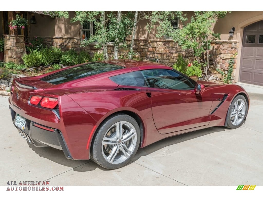 2016 Corvette Stingray Coupe - Long Beach Red Metallic Tintcoat / Kalahari photo #3