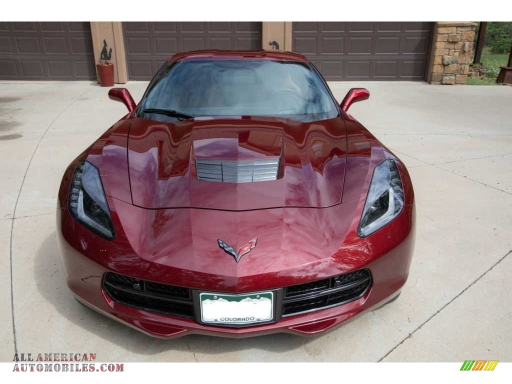 2016 Corvette Stingray Coupe - Long Beach Red Metallic Tintcoat / Kalahari photo #4