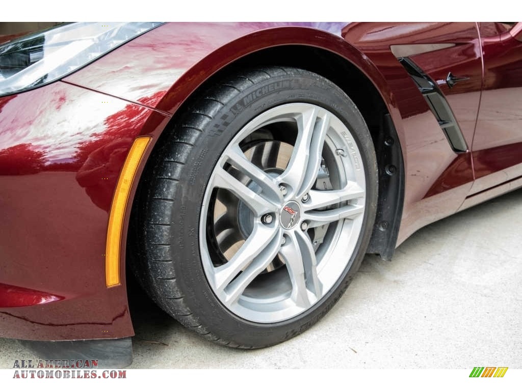 2016 Corvette Stingray Coupe - Long Beach Red Metallic Tintcoat / Kalahari photo #23