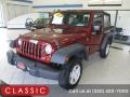 Jeep Wrangler X 4x4 Red Rock Crystal Pearl photo #1