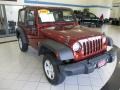 Jeep Wrangler X 4x4 Red Rock Crystal Pearl photo #3