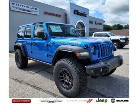 Hydro Blue Pearl 2022 Jeep Wrangler Unlimited High Tide 4x4