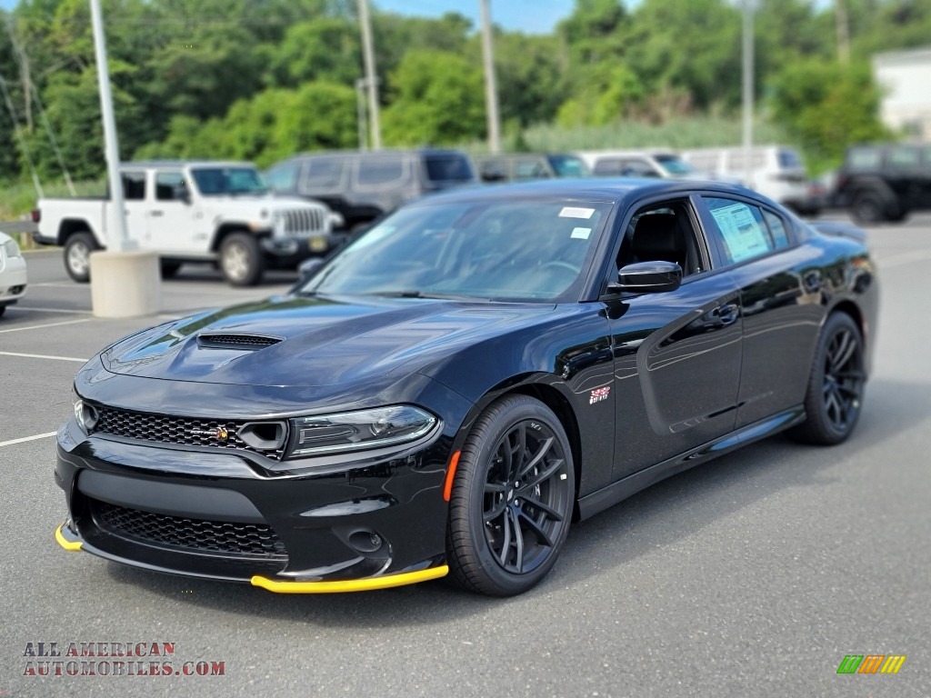 2022 Charger Scat Pack - Pitch Black / Black photo #1