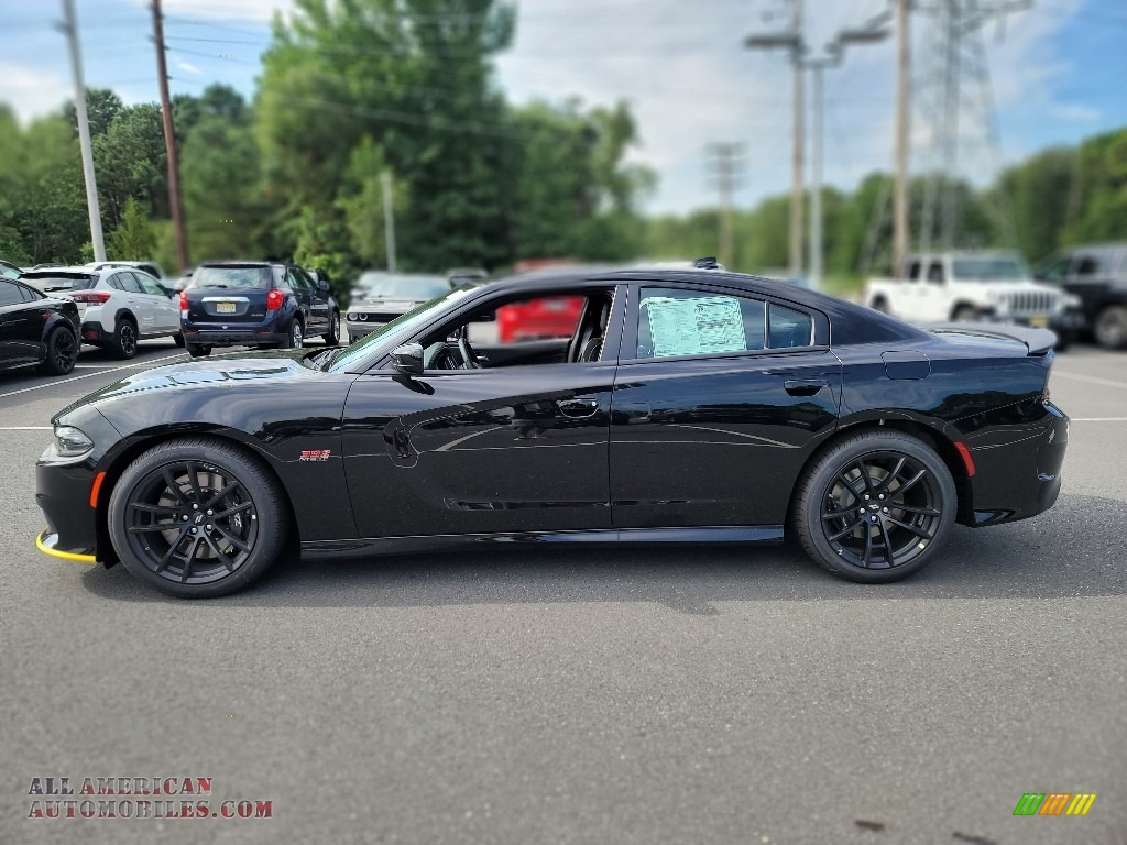 2022 Charger Scat Pack - Pitch Black / Black photo #3