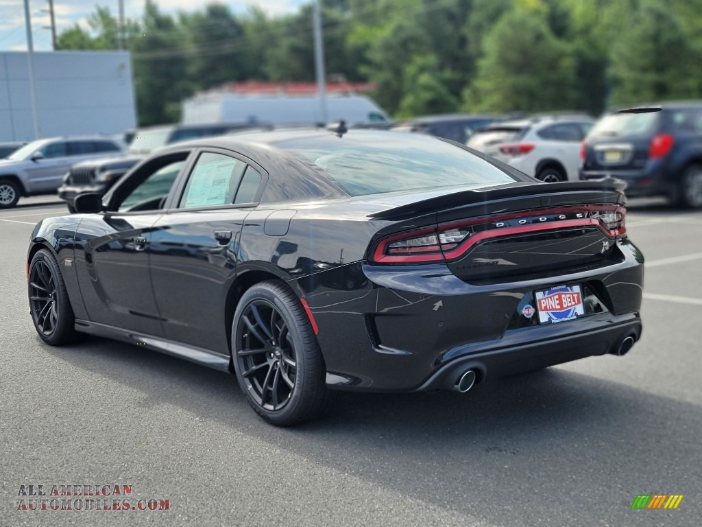2022 Charger Scat Pack - Pitch Black / Black photo #4
