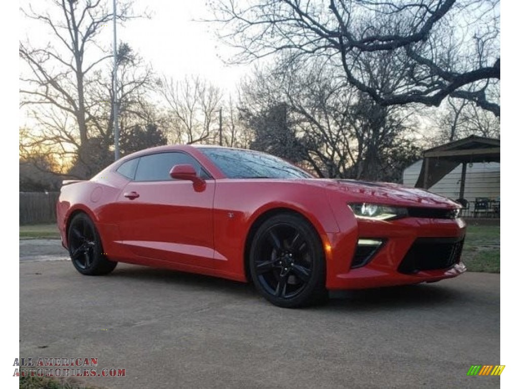 2018 Camaro SS Coupe - Red Hot / Jet Black photo #2