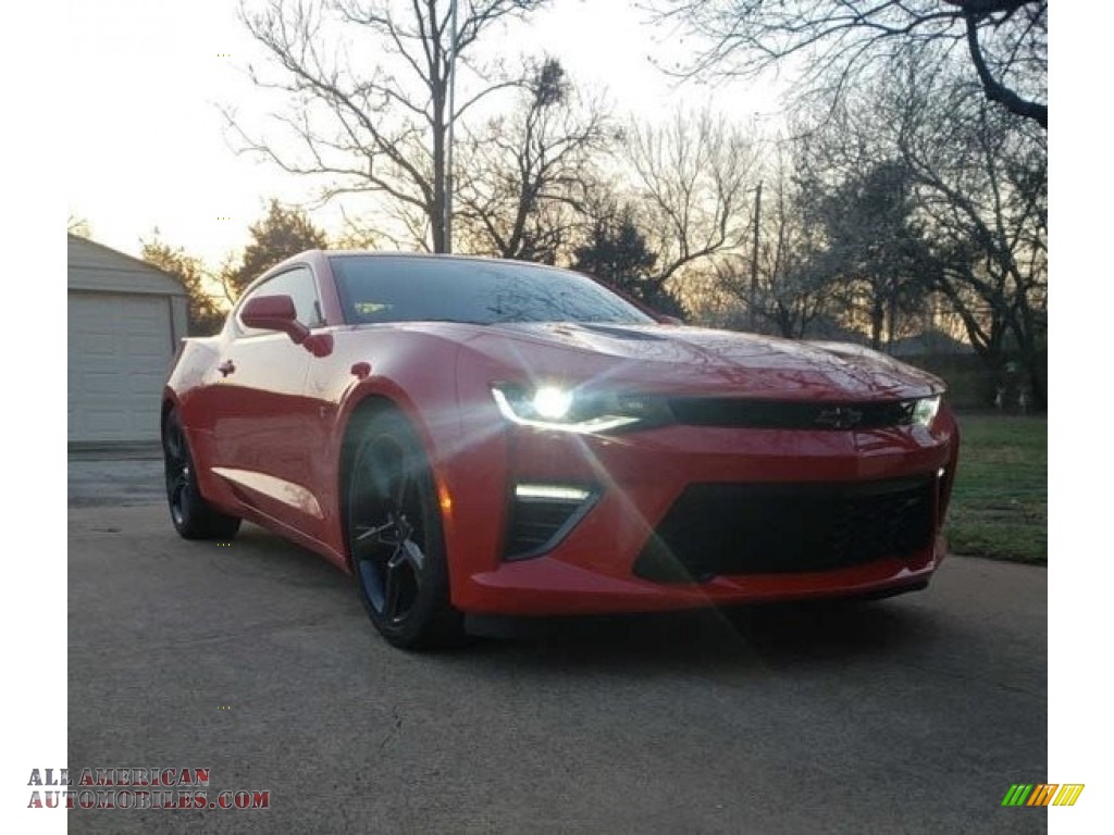 2018 Camaro SS Coupe - Red Hot / Jet Black photo #3