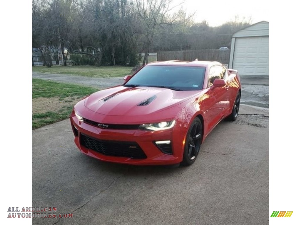 2018 Camaro SS Coupe - Red Hot / Jet Black photo #4