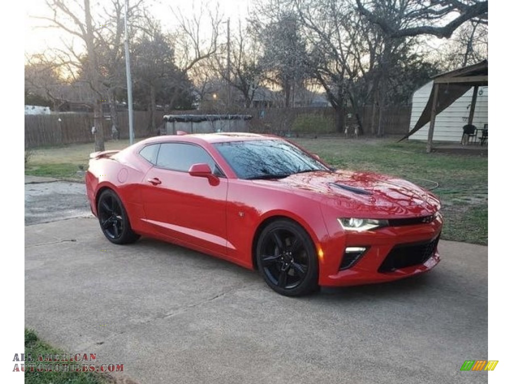 2018 Camaro SS Coupe - Red Hot / Jet Black photo #5