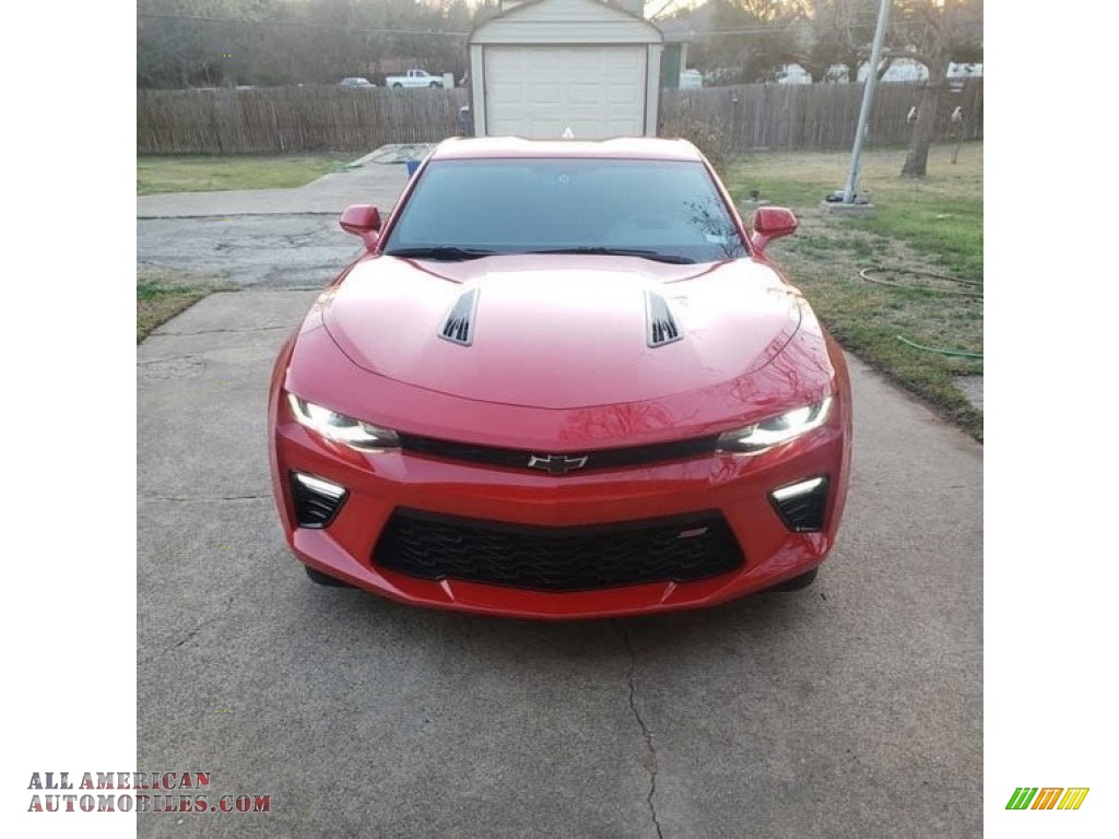 2018 Camaro SS Coupe - Red Hot / Jet Black photo #7