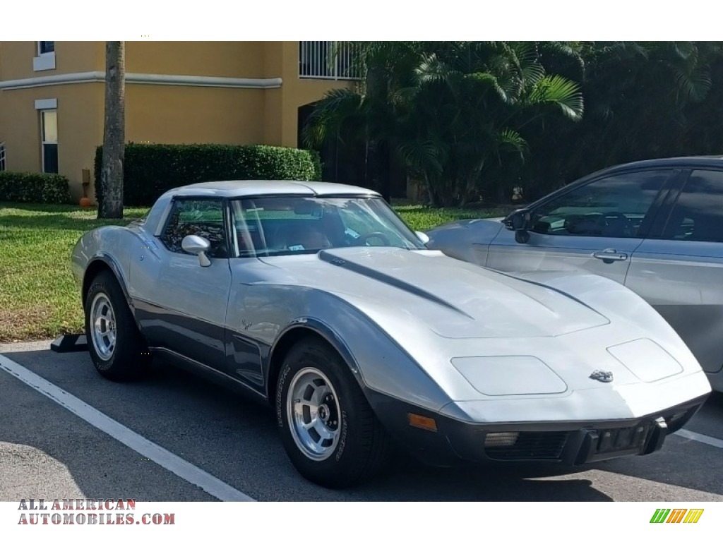 1978 Corvette Coupe - Silver / Red photo #1