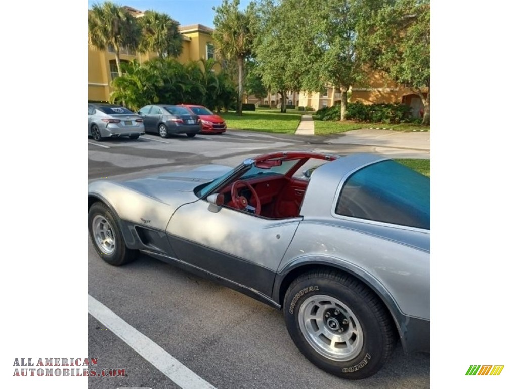 1978 Corvette Coupe - Silver / Red photo #6