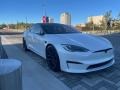 Tesla Model S Plaid AWD Pearl White Multi-Coat photo #5