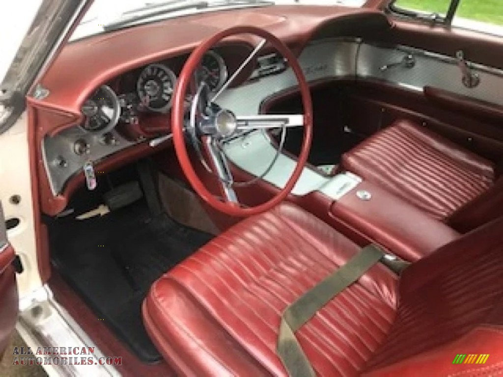 1962 Thunderbird 2 Door Coupe - Corinthian White / Red photo #2