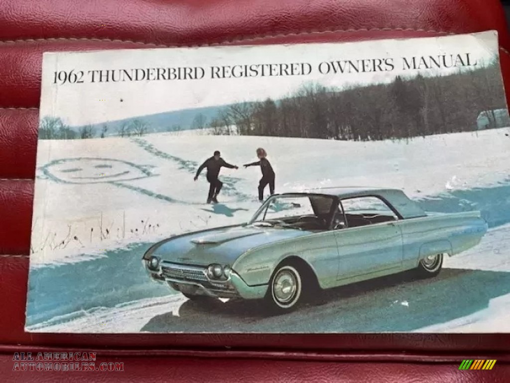 1962 Thunderbird 2 Door Coupe - Corinthian White / Red photo #10