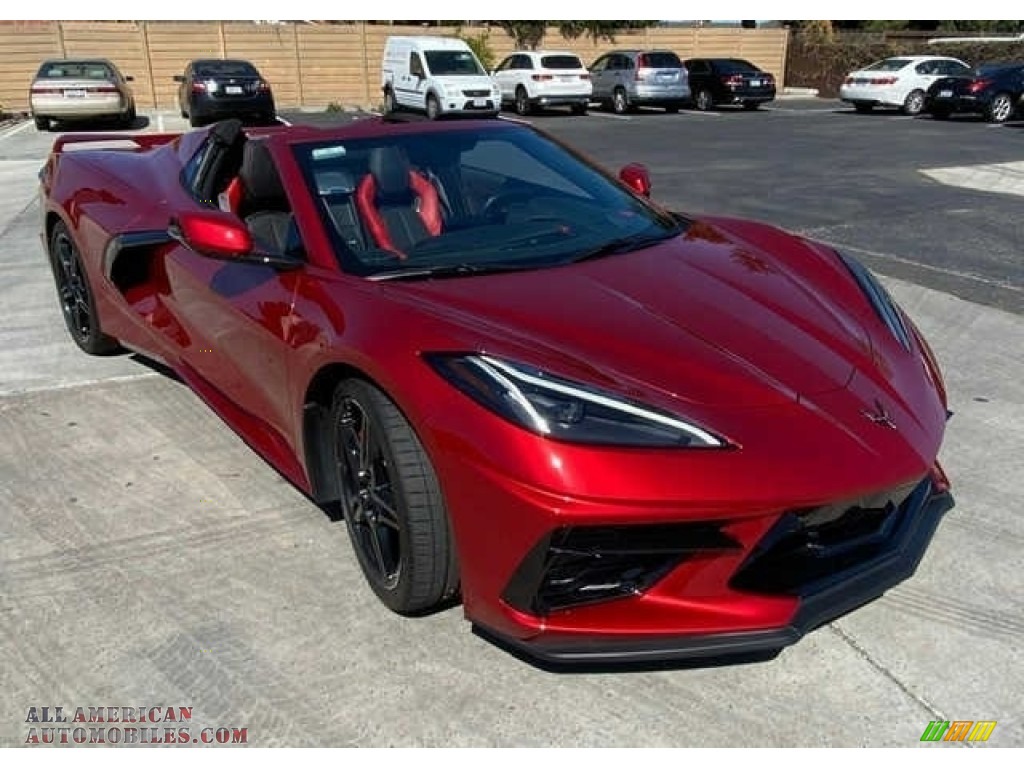 2022 Corvette Stingray Convertible - Red Mist Metallic Tintcoat / Adrenalin Red photo #1