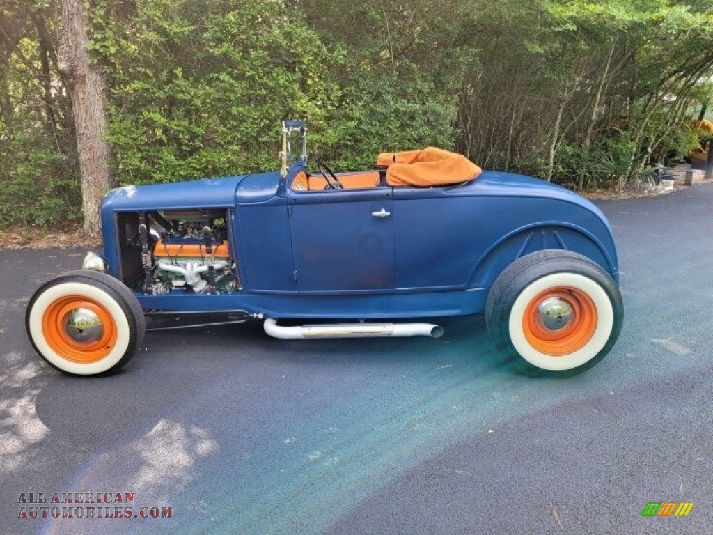 1930 Model A Roadster - Blue / Blue/Orange photo #2