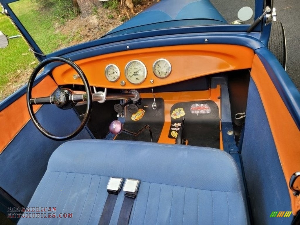 1930 Model A Roadster - Blue / Blue/Orange photo #3