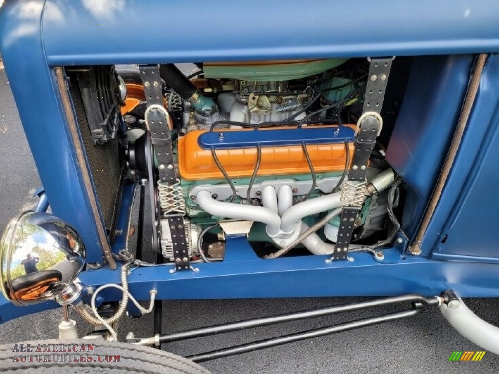 1930 Model A Roadster - Blue / Blue/Orange photo #4