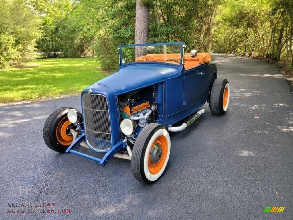 1930 Model A Roadster - Blue / Blue/Orange photo #10