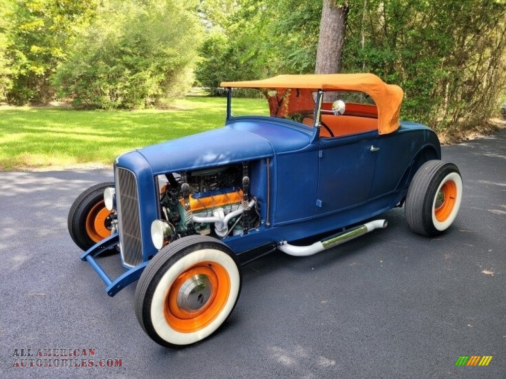 1930 Model A Roadster - Blue / Blue/Orange photo #11