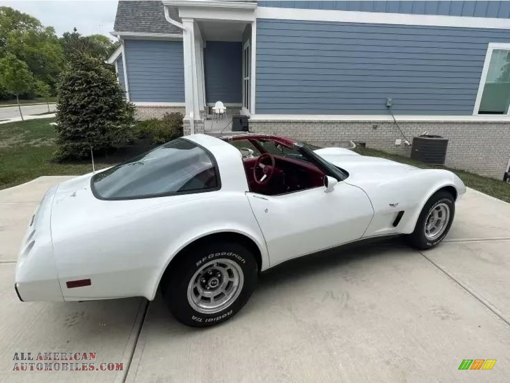 1979 Corvette Coupe - Classic White / Red photo #7