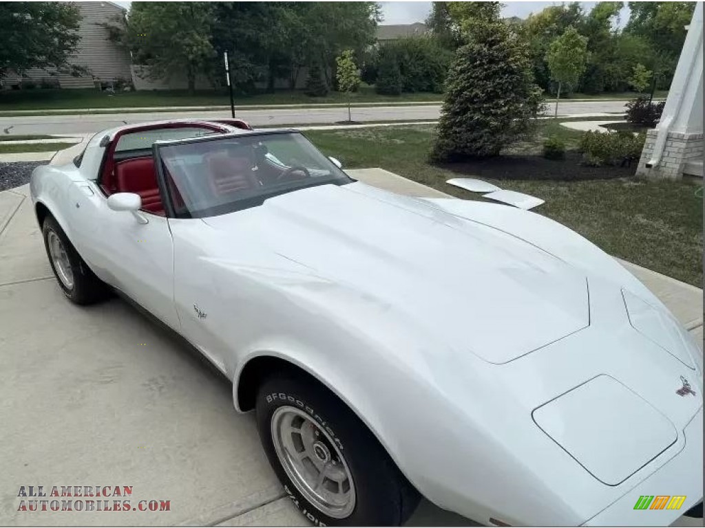 1979 Corvette Coupe - Classic White / Red photo #8
