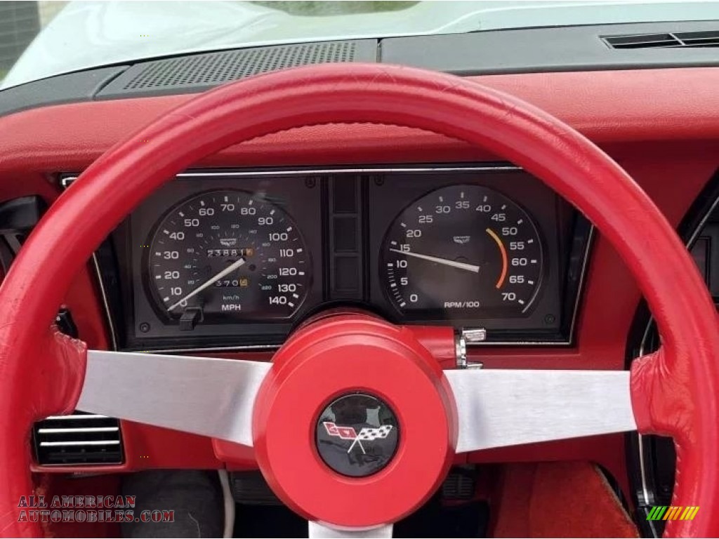 1979 Corvette Coupe - Classic White / Red photo #12