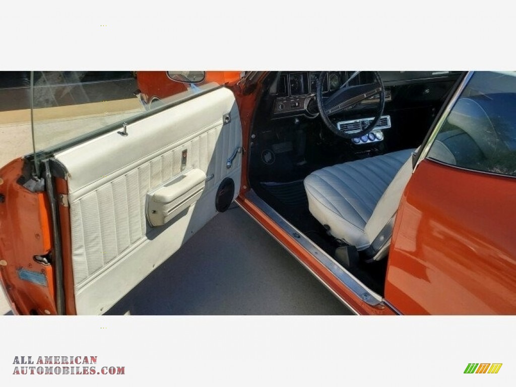 1972 Skylark GS Convertible - Flame Orange / Pearl White photo #5