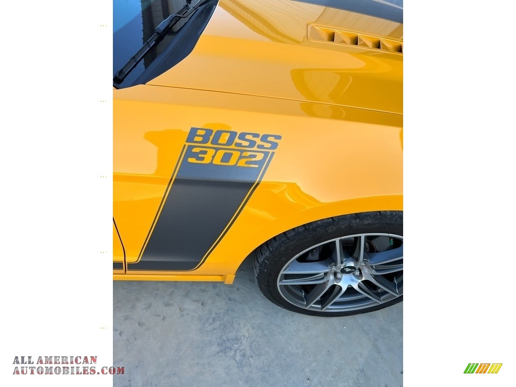 2013 Mustang Boss 302 - School Bus Yellow / Charcoal Black photo #6
