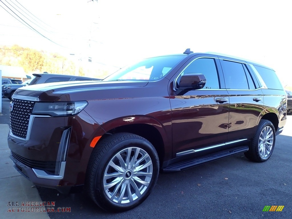 Mahogany Metallic / Jet Black Cadillac Escalade Luxury 4WD